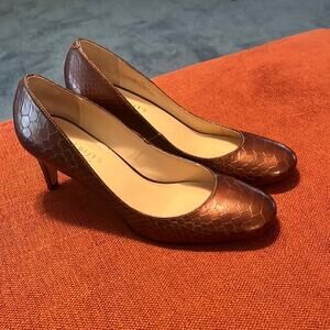TALBOTS Snakeskin 2.5” Heels
